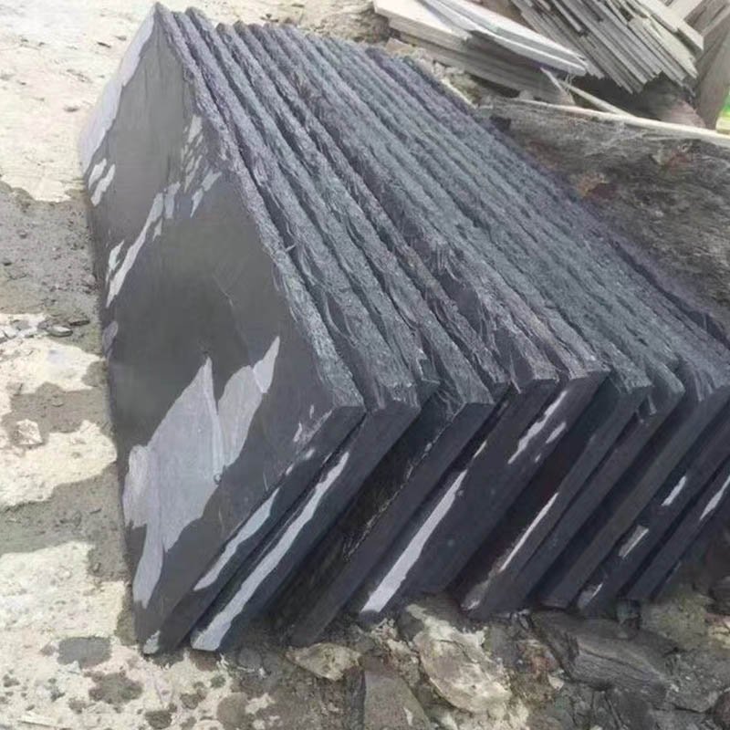 big size black slate slabs,natural black slate,slate slabs,Linda Stone,MSI
