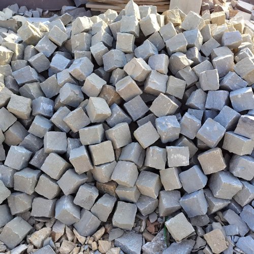 Kandla grey sandstone cobbles