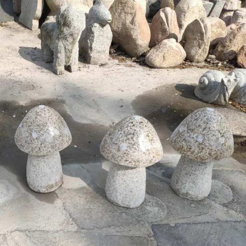 Animal Sculpture and Statues in Granite Carving Stone for garden outdoor factory supply directly