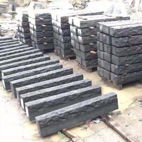 Absolute black granite G684new roadway kerb stone factory sale