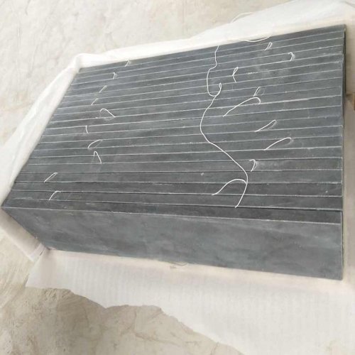 Bluestone pond corner Natural blue limestone pond border bluemoon Honed Factory sale directly