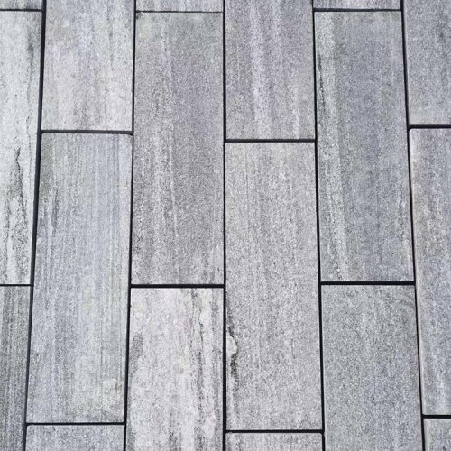 Natural grey Granite G302 Nero Santiago Flamed Tiles Mountain Water Vein in Shandong China