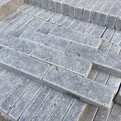 Tumbled bluestone tiles, blauwsteen anticato, factory sale directly