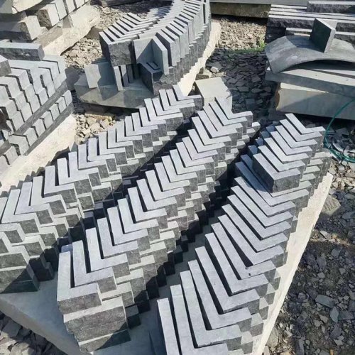 Blue limestone wall veneer cladding blustone wall cladding corner