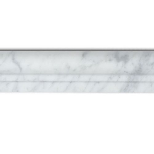 White marble molding border skirting pencil liner chair rails